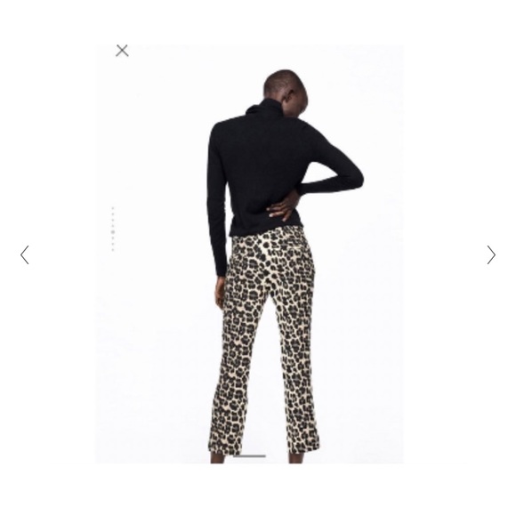 NWT Zara leopard animal print pants - Picture 9 of 13